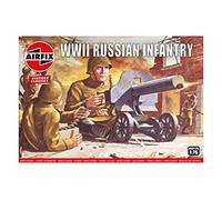 Airfix Set di modellini, A00717V Fanteria Russa, Accessori per Kit di Costruzione di Modelli, Kit di modellini in plastica per Adulti e Bambini 8+, Il Set Include 48 Personaggi Non verniciati