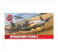 Airfix Set di modellini, A01008B Messerschmitt Bf109E-4 Kit di modellismo, Kit di modellini di Aerei in plastica per Adulti e Bambini 8+, Il Set Include Sprue e Decalcomanie, Modello in Scala 1:72