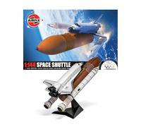 Airfix Set regalo Space Shuttle A50200 - Kit di modelli in plastica, kit di costruzione di veicoli spaziali per adulti e bambini dagli 8 anni in su, include: modello in scala 1:144, colori acrilici