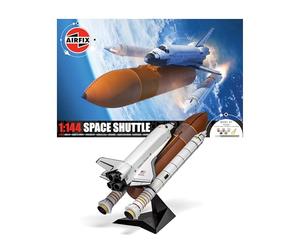 Airfix Set regalo Space Shuttle A50200 - Kit di modelli in plastica, kit di costruzione di veicoli spaziali per adulti e bambini dagli 8 anni in su, include: modello in scala 1:144, colori acrilici