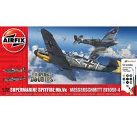 Airfix - Supermarine Spitfire Mk.Vc vs Messerschmitt Bf109F-4 Dogfight Double Mo