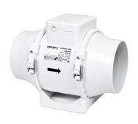 Airflow Aventa 100B Estrattore In-Linea Flusso Misto, 52 l/s, 100 mm