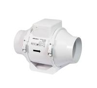 Airflow Aventa 100B Ventilatore Estrattore In-Linea - Condotto da 100mm - Funzionamento a Due Velocità, 21W a Risparmio Energetico, Portata d’Aria 40-52 l/s, Controllo Base, IPX4, Garanzia di 3 Anni