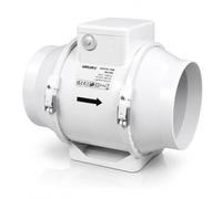 Airflow Aventa 150T Ventilatore In-Linea con Timer, 30W, 2 Velocità, 112-144 l/s, Compatibile con Condotti da 150 mm, Design Compatto 250×295×185 mm, Garanzia 3 Anni