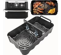 AirFlow Max Ninja FlexDrawer AF500UK AF500UK - Rivestimento in silicone 3 in 1 con divisore, vestibilità simile a un guanto, spessore 3,5 mm con creste da 15 mm per flusso d'aria, accessori Ninja