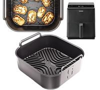 AirFlow Pro Cosori 6.4L Dual Blaze Silicone Liner | Spessore 3 mm con creste profonde 15 mm per un flusso d'aria nitido | Lavabile in lavastoviglie | Progettato per friggitrice Cosori 6.4L Accessori