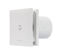 Airflow QT100MST Aspiratore Bagno con Sensore Movimento e Timer 15 Min, 100 mm, Made in Germany, 25 dB, 2 Velocità, QuietMark, 5/9 W, Garanzia 3 Anni
