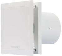 Airflow® QT120B Aspiratore Bagno Base, 120 mm, Made in Germany, 2 Velocità, 32 dB(A), 10/13 W, Fino a 47 l/s, QuietMark, Garanzia 3 Anni
