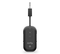 AirFly Pro 2 - Adattatore Bluetooth per aereo, coppia 2 AirPods o cuffie wireless - Trasmettitore e ricevitore Bluetooth AUX da 3,5 mm per auto, barche, tapis roulant, TV, accessori essenziali da
