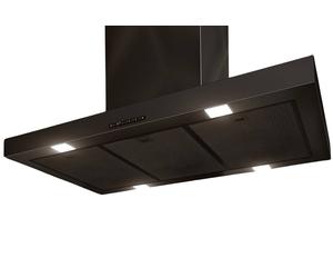 Airforce Massa Inselhaube Dunstabzugshaube 90x60cm Cucina Nero Opaco