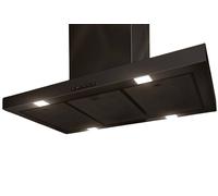 Airforce Massa Inselhaube Dunstabzugshaube 90x60cm Cucina Nero Opaco