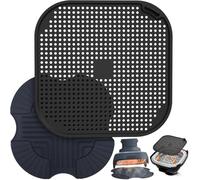 airfryer Accessori per Ninja CRISPi FN101EU paraspruzzi + tappetini in silicone stampo in silicone per lavastoviglie (blu)