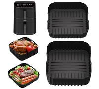 Airfryer Stampo in silicone per friggitrice ad aria calda COSORI Turbo Tower Pro Smart Friggitrice ad aria calda da 10,8 l Double Stack Airfryer, riutilizzabile Air Fryer inserto in silicone per