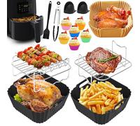 Airfryer Stampo in Silicone per Philips Essential 4,1L (HD9252, HD9200, HD9255), Accessorio per friggitrice ad Aria Calda, Stampo in Silicone per Accessori Philips Airfryer Senza BPA