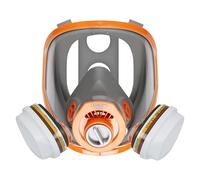 AirGuard Pro AG700 Set di maschera protettiva completa con filtro AGA1E1 - EN 140 & EN 143 - Protezione da gas organici e acidi (A1/E1) e particelle di classe P3 (R D)