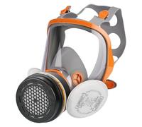 AirGuard Pro AG700 Set di maschera protettiva completa con filtro AGA2E2 e filtro antiparticolato AGP3R1 P3 - EN 140 & EN 143 - Protezione da gas organici (A2), gas acidi (E2) e particelle di classe