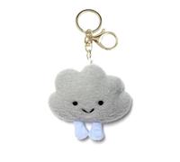 AIRHSKWI AdorableKeychainKeychain Semplice telefono cellulare cordino ornamento per amici familiari coppie, Bead chain, tessuto/piuma