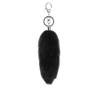 AIRHSKWI Portachiavi a forma di coda di animale, lungo 16 cm, con pelliccia sintetica, accessorio per borsa, telefono, decorazione e accessori per chiavi dell'auto, pelliccia artificiale