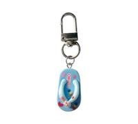 AIRHSKWI Portachiavi unico ornamento alla moda portachiavi elegante gioiello in lega texture per spostamenti quotidiani o feste, Square button, plastica e lega