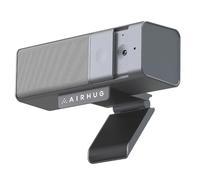 AIRHUG Webcam 3 in 1 1080P con microfono e altoparlante, fotocamera USB per videoconferenze/lezioni online/gaming live, copertura privacy integrata