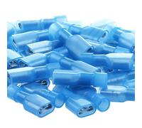 AIRIC Connettore piatto 16 - 14 calibro 100 pezzi nylon completamente isolato presa cavo di separazione rapida connettore piatto blu