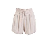 Airisa Shorts donna in cotone con ricami sul finale