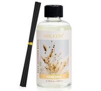 Airkeep Ricarica Diffusore a Bastoncini 200ml - Profumatore Ambiente con 8 Stick di Ricambio, Fragranza Clean Linen, per Casa, Bagno e Ufficio