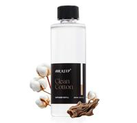 Airkeep Ricarica Diffusore Ambiente 200 ml, Clean Cotton, Liquido Profumato per Profumatore a Bastoncini, Profumo Casa, Senza Bastoncini