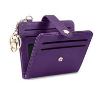 Airkit Piccolo portafoglio da donna con blocco RFID in pelle porta carte di credito - con finestra ID - portafogli per carte di credito - portafogli per carte di credito da donna - con cerniera