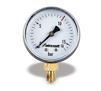 Airkraft - Manometro ã ~ 40 millimetri 1/4 "presa posteriore, 10 bar