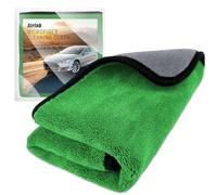 Airlab XXL Panno Microfibra Asciugatura Auto Moto Professionale 90x60 CM, 500GSM Asciugamani Assorbenti Senza Aloni Rapido Lavaggio Catturapolvere Lucidatura, Panni Stracci Pulizia Bagno Cucina Vetri