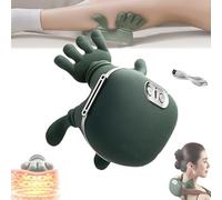 Airlandolists Massaggiatore per mani, spalle e collo, massaggiatore per spalle, shiatsu senza fili con calore, impasto profondo a 3 velocità, cinghia ergonomica per uso a mani libere (1 set)