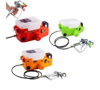 Airless Paint Sprayer Batteries - High Pressure Portable Cordless Paint Sprayer, Brushless Motor, 6 Speeds, Shoulder Strap - Ideal for DIY Projects and Professional Use(Orange)