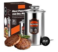 Airless SJG Stampo di pressatura della carne di salumi in acciaio inossidabile per la fabbricazione di prodotti a base di carne di salumi fatti in casa, come prosciutto, carne da pranzo, pratici.