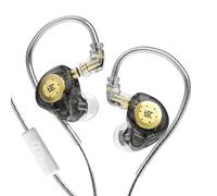 Airloop KZ06 EDX PRO Cuffie intrauricolari dinamiche 5N OFC Auricolari HiFi con filo di rame senza ossigeno Cuffie da gioco con cancellazione del rumore (con microfono, trasparente)