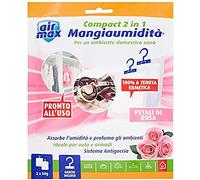 AIR MAX - 6311589 - Mangiaumidità appendibile compact 2 in1 - petali di rosa - 50 gr - Air Max - 94801 - Conf. da 1 Pz. - 6311589