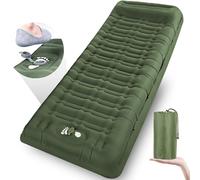 Airminti Materasso Autogonfiabile da Campeggio 12cm - Materassino Gonfiabile Ultraleggero con Pompa a Pedale e Cuscino, Letto da Esterno Impermeabile per Campeggio, Trekking e Spiaggia