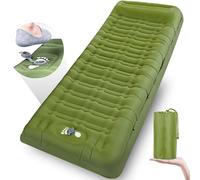 Airminti Materasso Autogonfiabile da Campeggio 12cm - Materassino Gonfiabile Ultraleggero con Pompa a Pedale e Cuscino, Impermeabile e Compatto per Trekking, Tenda e Spiaggia