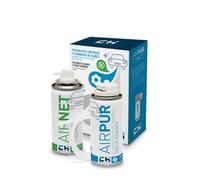 airnet & Airpur auto - Kit detergente per aria condizionata auto, 2 x 100ml