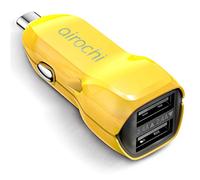 airochi Caricabatteria da Auto USB 2 Porte 4.8A/24W Tablet Cellulare Ricarica Rapida per iPhone 11 / XS/Max/X / 8 Plus/iPad Mini, Galaxy S10, S9, S8, Note 10 9 8 A50 Huawei Mate 30 20 P30/P20