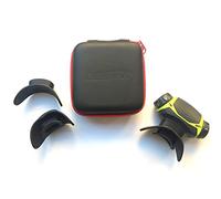 Airofit Active Spar - Set con respiratore, custodia rigida e due bocchini di ricambio, allena e rafforza la muscolatura respiratoria, aumenta le prestazioni fisiche (bianco)