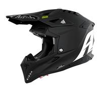 Airoh Aviator 3 Color Casco da motocross, nero opaco, Taglia S (55/56)