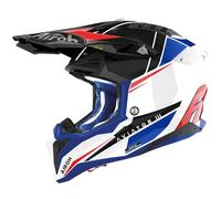 AIROH AIROH - Casco Aviator 3 Push Blue / Rosso Gloss XL