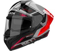 Casco Integrale Airoh Matryx Rocket Rosso Fluo Lucido XS