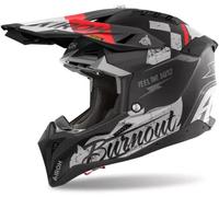 AIROH AV3B17 CASCO CROSS OFF ROAD AVIATOR III BURNOUT MATTO UNISEX