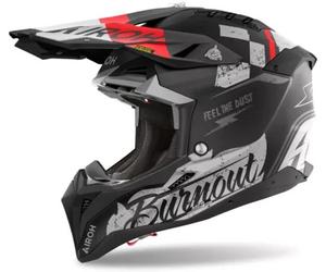 AIROH AV3B17 CASCO CROSS OFF ROAD AVIATOR III BURNOUT MATTO UNISEX