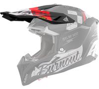 Airoh Aviator 3 Hima, picco male Bianco/Rosso/Blu