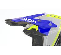 Airoh Aviator 3 Hima, picco male Grigio/Nero/Blu/Giallo Fluo