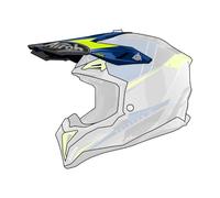 Airoh Aviator 3 Push, picco male Nero/Blu/Giallo