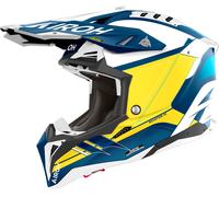 Airoh Aviator 3 Saber, casco a croce L male Opaco Blu/Bianco/Giallo